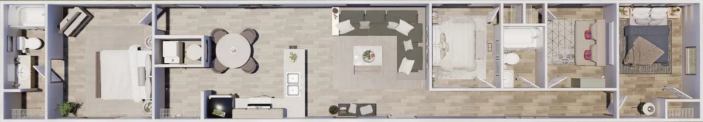 Origin Series / CYPRESS floor plan, drawn by Clayton