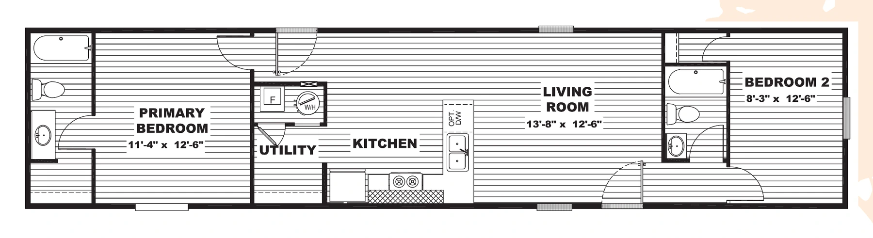 Origin Series / DOGWOOD floor plan, drawn by Clayton