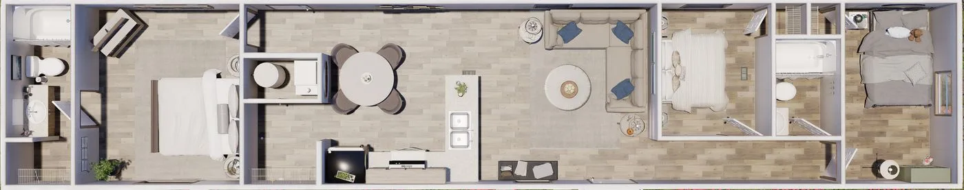 Origin Series / HICKORY floor plan, drawn by Clayton